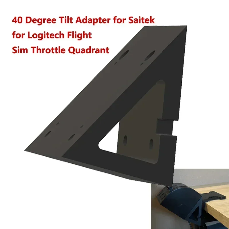 40 Degree Tilt Adapter Support for Saitek/ for Logitech Flight  Sim Throttle Quadrant