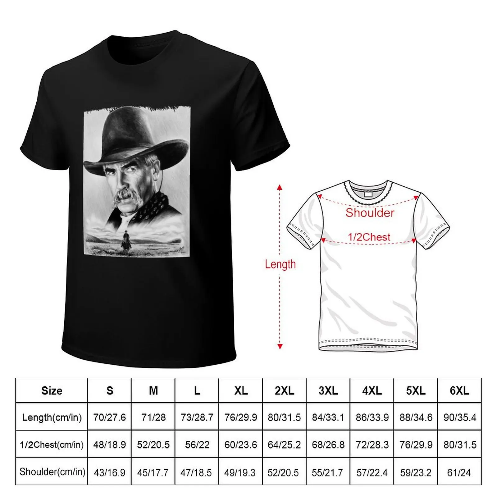 Sam Elliot Actor Received Many National Awards Golden Globe Academy Lone Rider Active Funny T-Shirt Minimalist Graphic Tee Shirt