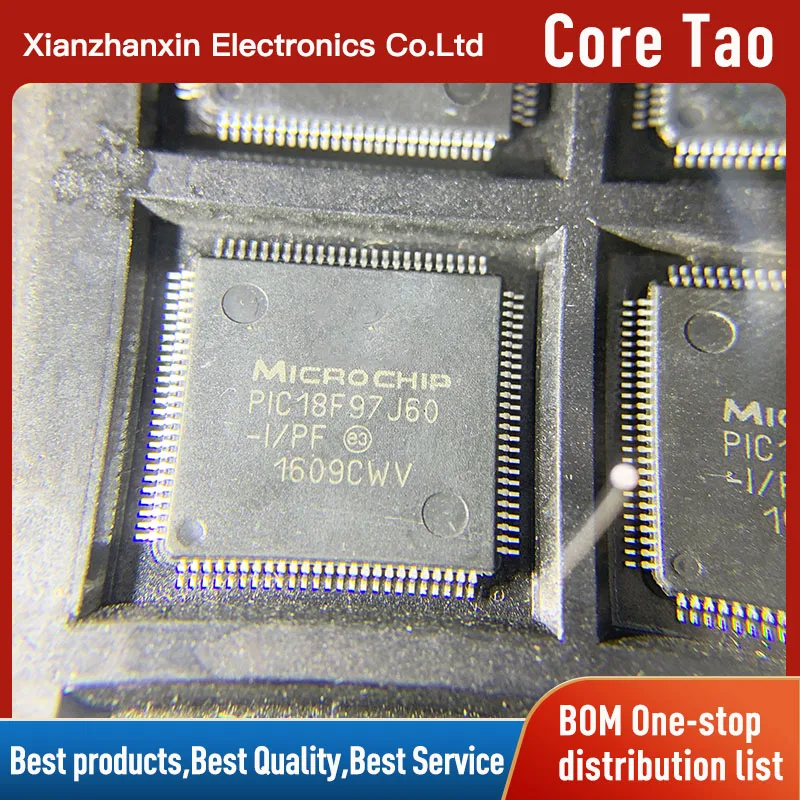 1 ~ 5 Stks/partij PIC18F97J60-I/Pf Pic18f97j60 18f97j60 Qfp100 Mcu Microcontroller