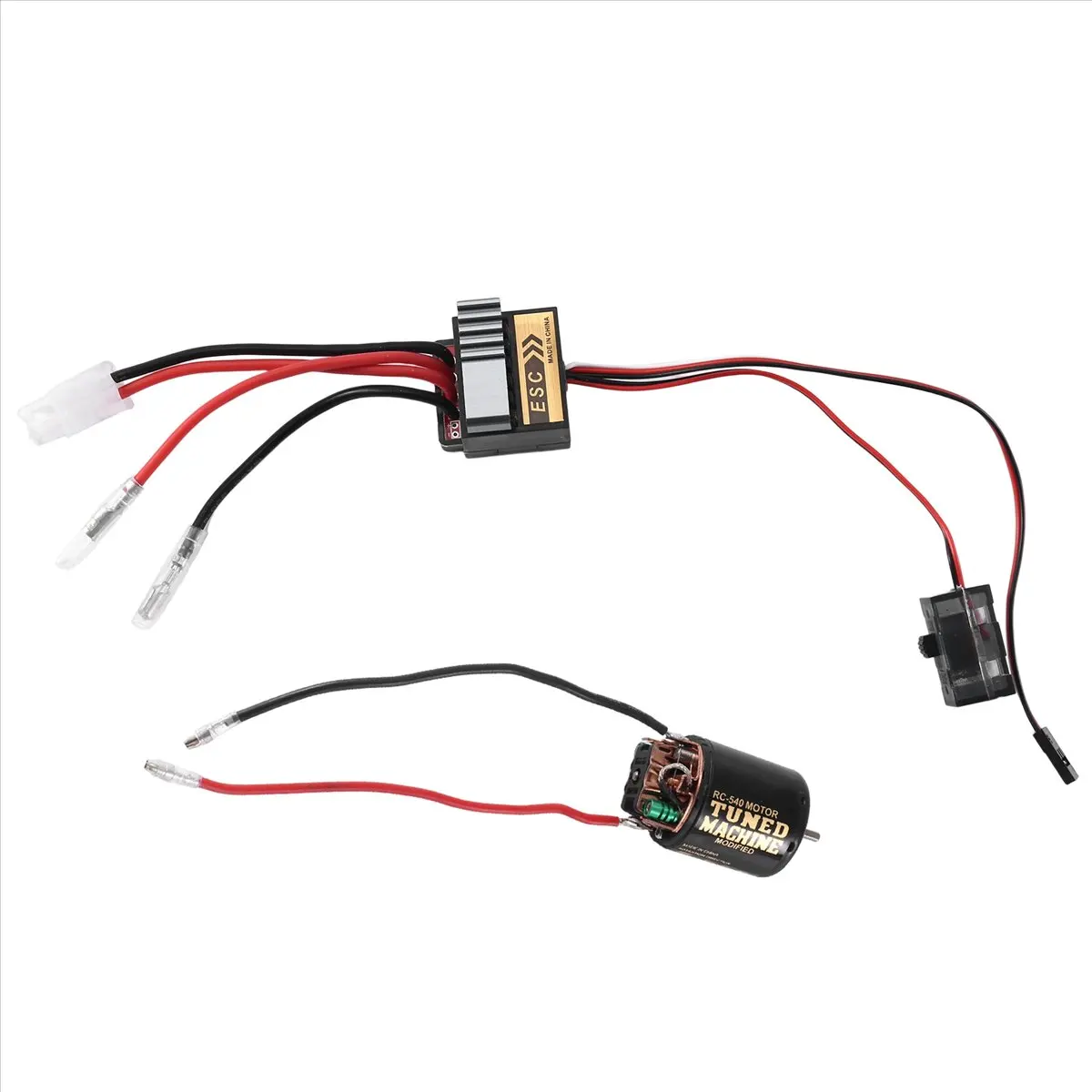 AA10RR 320A ESC + 540 Brushed Motor 55T for 1/10 RC Car SCX10 TRX4 D90 ,5