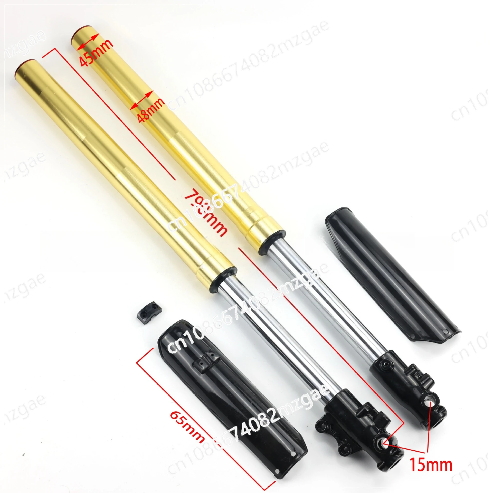 

Off-road motorcycle accessories hole 15mm45/48mm center hole 790mm front inverted shock absorber