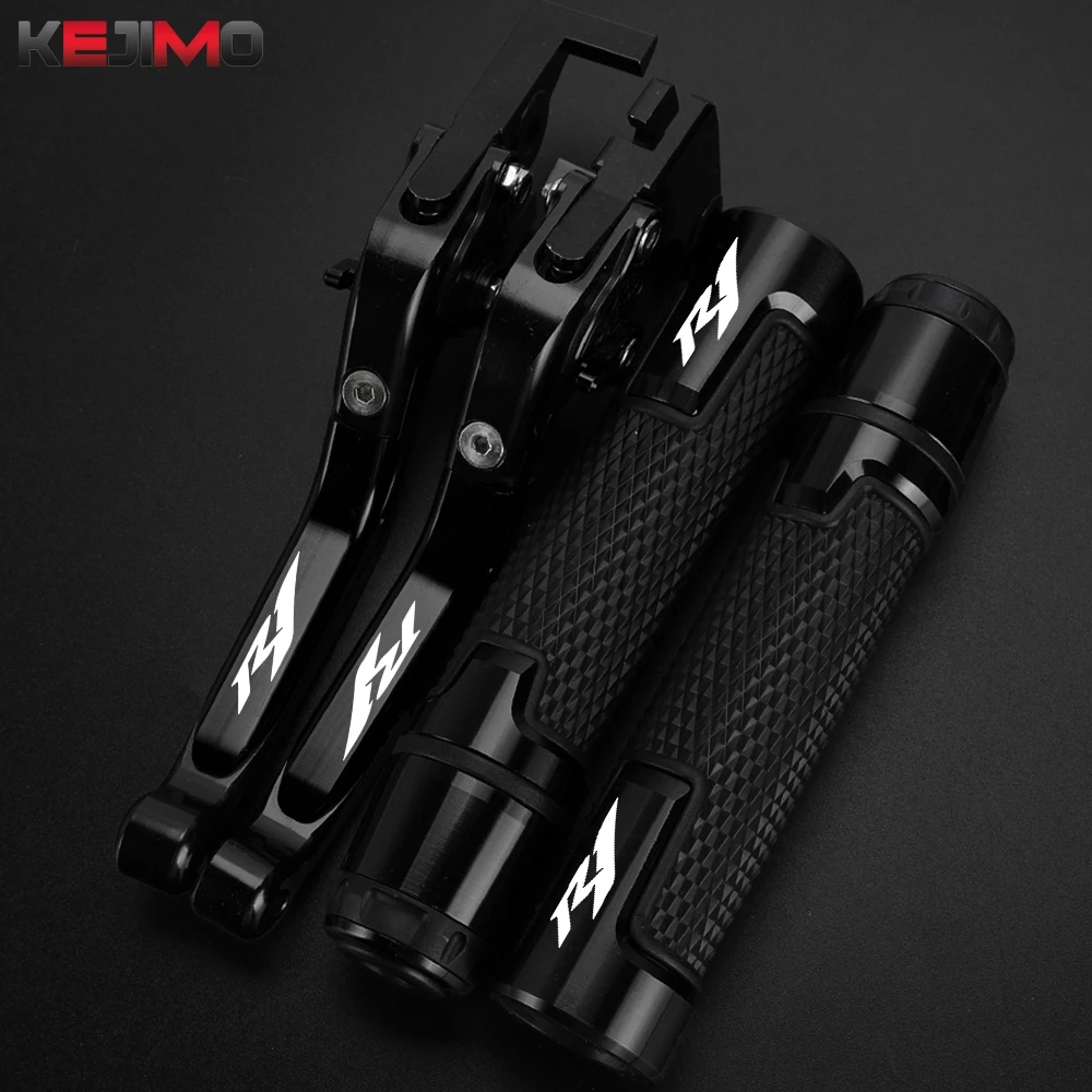 

YZF R1 yzf-R1 YZF-R1 Motorcycle CNC Adjustable Brake Clutch Lever 7/8"22MM Hand Grips Handlebar Ends For Yamaha YZFR1 2015-2024