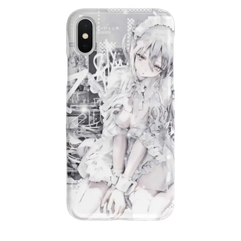 جراب هاتف للفتيات مطلي بالفضة ، ثقافة فرعية هزلية ، غطاء صلب عالي الدقة لامع للآيفون 16 ، 15 ، 14 ، 13 ، 12 ، 11 برو ماكس ، XS ، XR ، XS Max ، 6 ، 7 ، 8 زائد #3