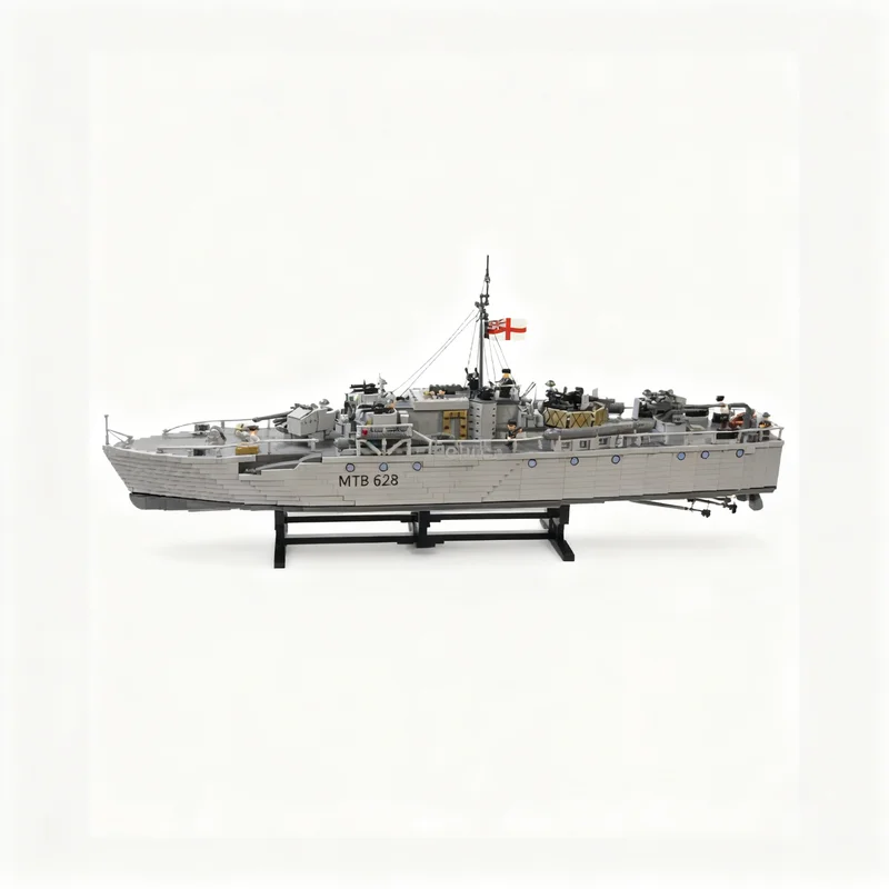 

7748pcs MOC MBT Fairmile D Boat Ww2 Adventurers Model Building Blocks Construction Toy Christmas Gifts DIY Creative Idea Brick