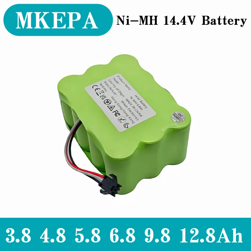 14.4V Ni-Mh SC Rechargeable battery 3800mAh lpega for KV8 XR210 XR510 XR210A XR210B XR510B XR510C Vacuum Cleaner Sweeping Robot