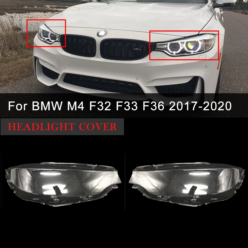 

Для BMW M4 F32 F36 2017 2018 2019 2020 крышка автомобильной фары сменная крышка объектива прозрачный абажур автомобильные аксессуары