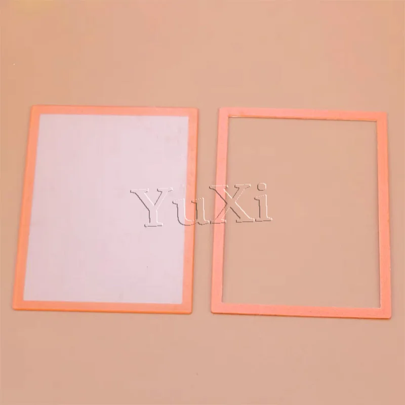 Yuxi แผงควบคุมสำหรับเกม DS Lite สำหรับเกม NDSL แผ่นปิดขอบจอพลาสติกส่วนบนฝาครอบเลนส์กรอบด้านล่าง1ชุด