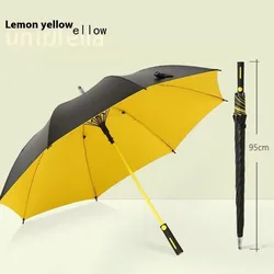 Manual Long Handle Golf Umbrella Double-layer Large Windproof Busines Umbrella Two-color Sturdy Vinyl Resistant UV Sun Umbrellas