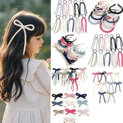 Cotton Rope bow Knot Hairband Twisted Braid Style Hairband bow Knot Hair Clip Baby headband girl hair accessories