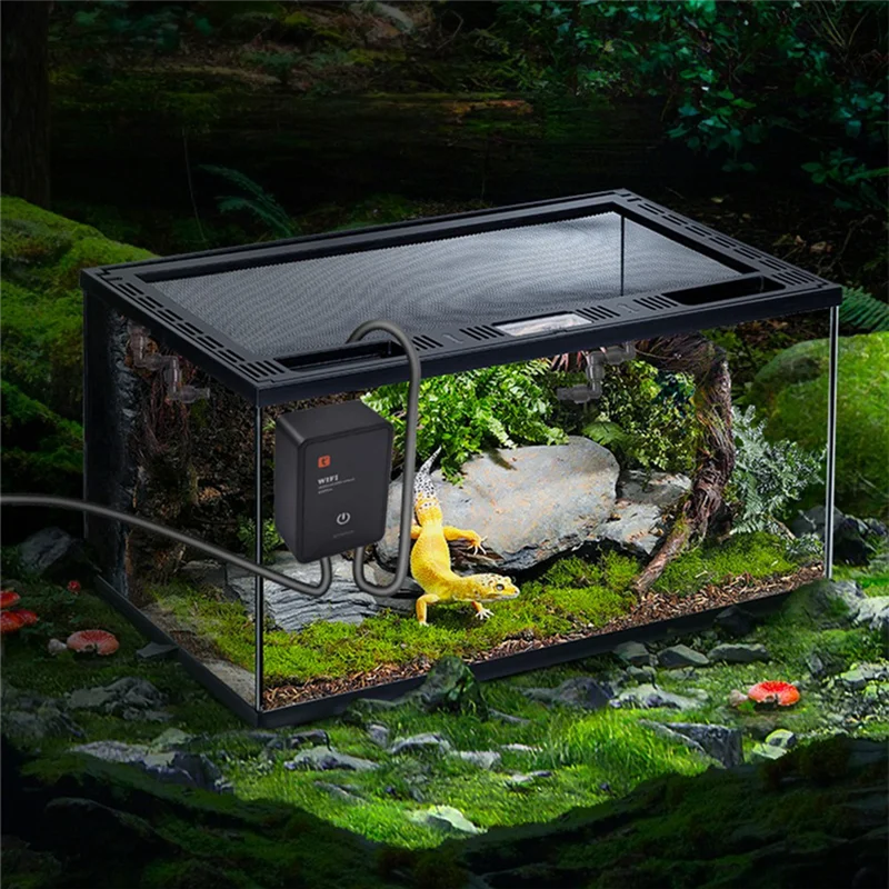 

ABLL-Tuya Wifi Smart Reptile Fogger Automatic Mist Rainforest Spray System Kit Flexible And Convenient Operation US Plug
