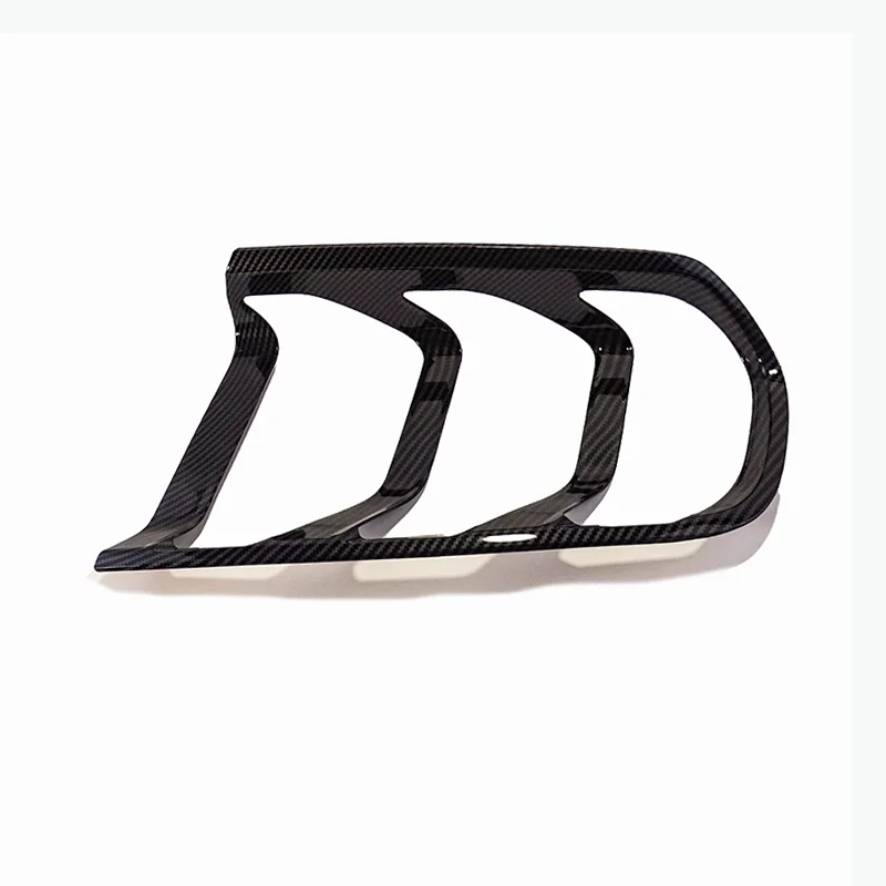 Car accessory auto body parts Carbon fiber taillight Cover tail light lamp Trim bezel surrounder For Ford Mustang 2015-2017