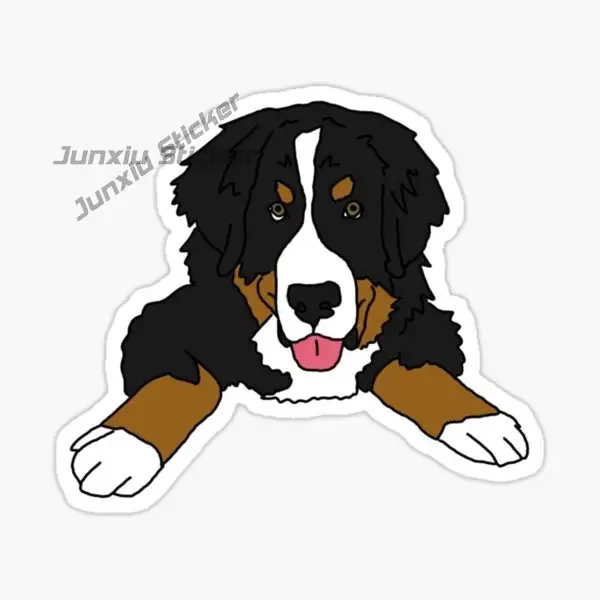 Bernese Mountain Dog Swiss Smart Flexible Alert and Kind Car Sticker Vinyl Self-Adhesive Decorative Decal Car Accessories