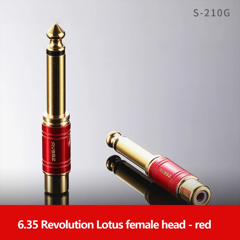 Audio TS 6,5 6,35mm Stecker auf Phono RCA Buchse Kopfhörer Verstärker Audio Adapter Mikrofon 6,3 Zu RCA Konverter – Detail 3