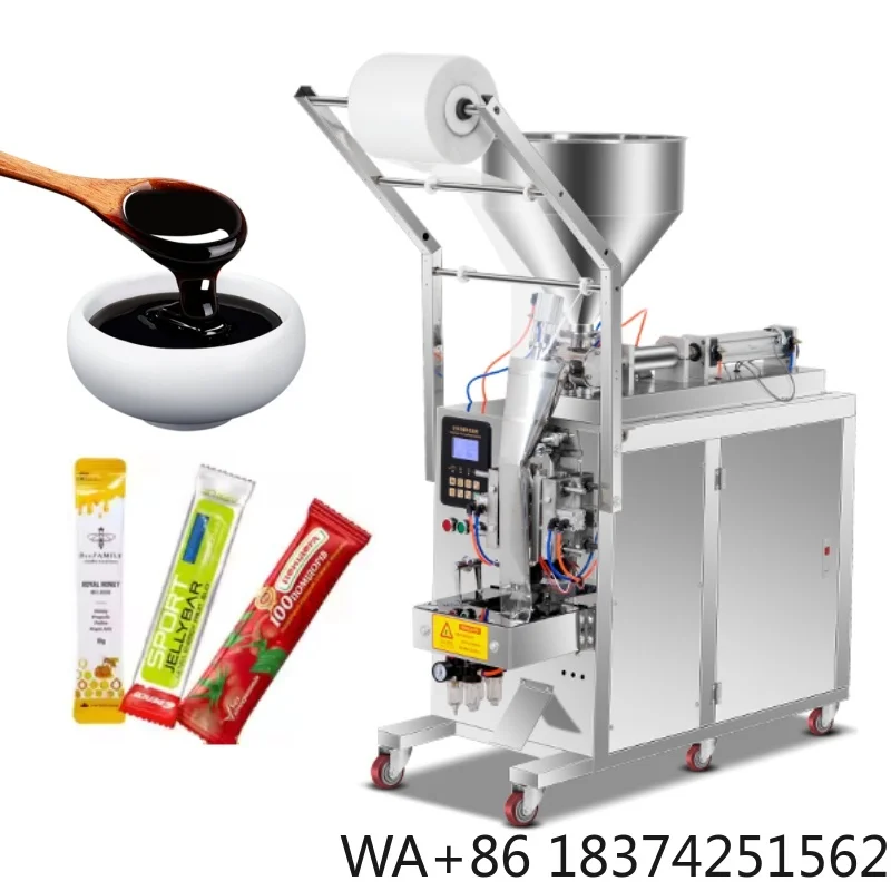 Full Automatic Liquid Soy/ Barbecue/ Teriyaki Sauce Pouch Bagging Sealing Jam Sachet Packaging Filling Machine