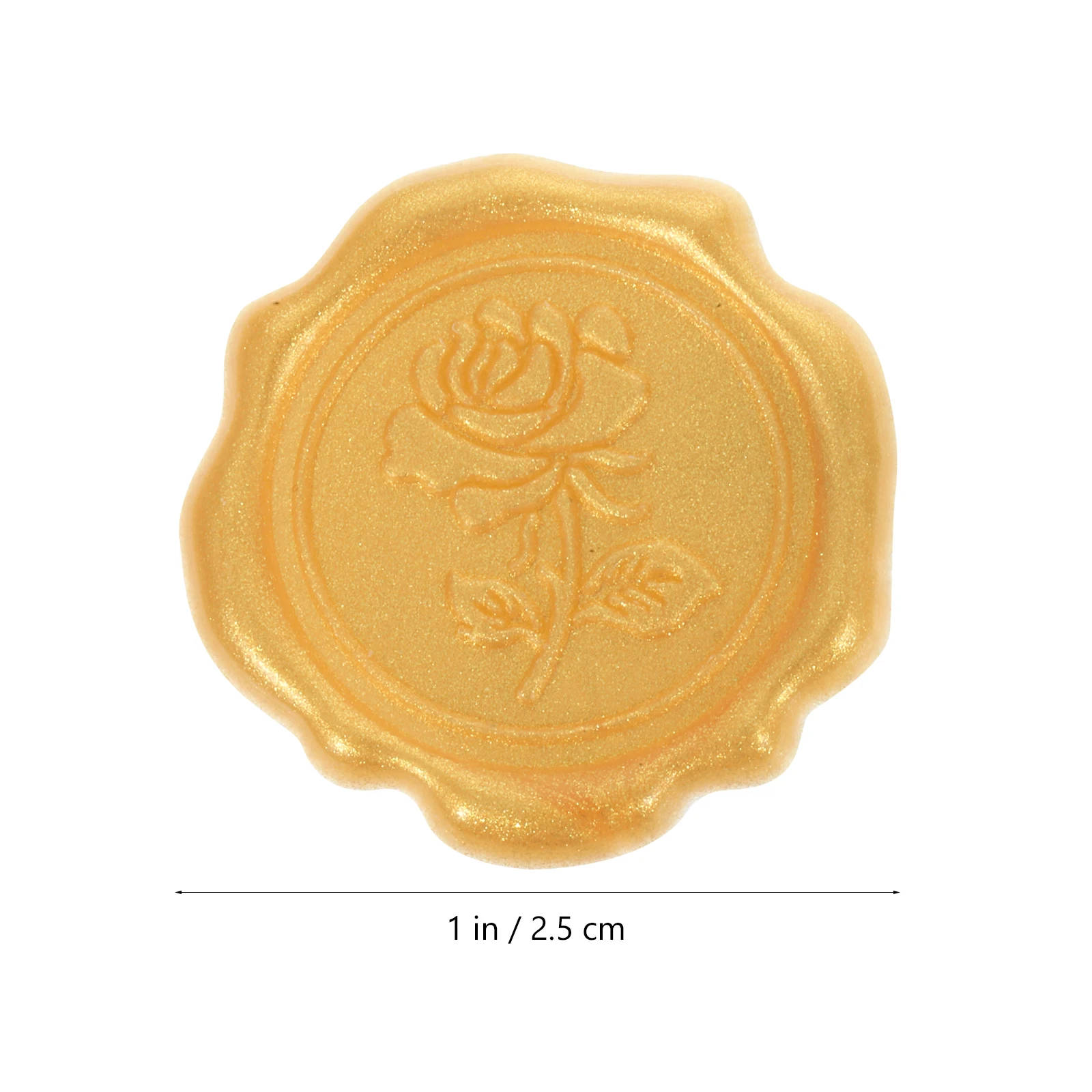 

20 Pcs Wax Seal Adhesive Stickers Rose Envelope Cards Decoration Wedding Seals Craft Book Photo Album Letter Self