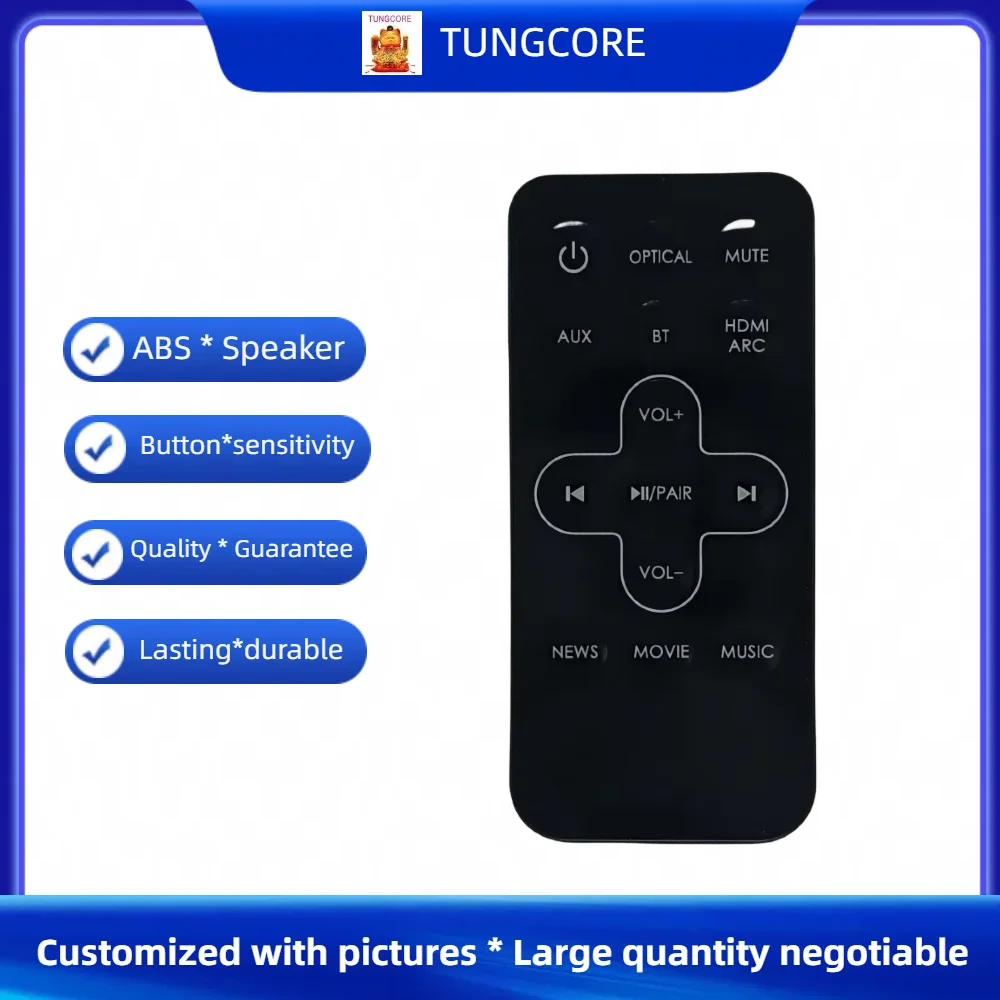 92LRC105001372 Replacment Remote Control For Sharp STV106 HT-SB110 2.1 Slim Wall Mountable Soundbar System