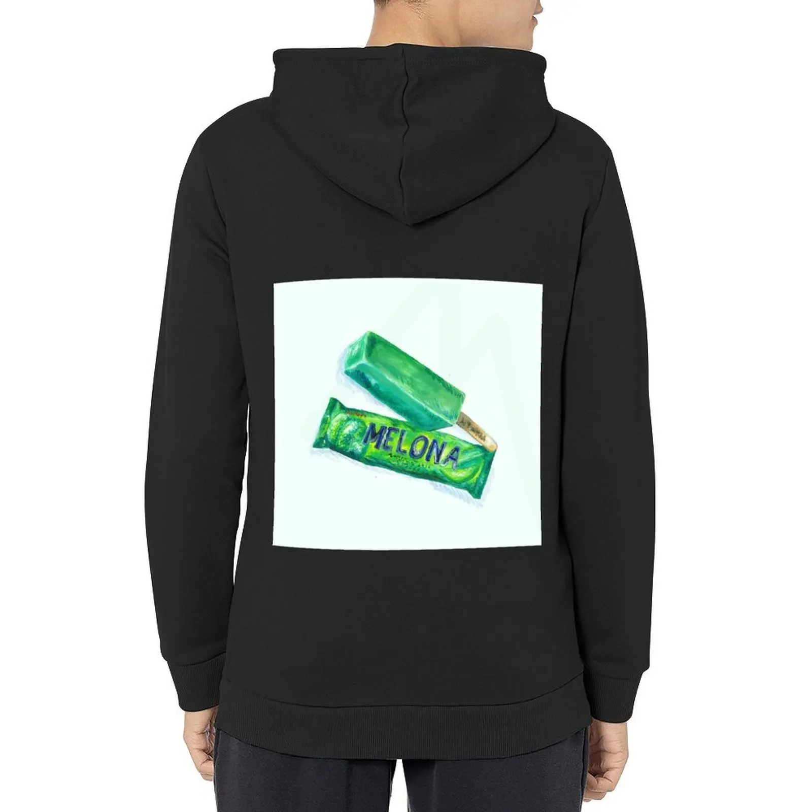 

Melona Ice Cream Hoodie graphic t shirts men male clothes men's coat hooded shirt hoodie man