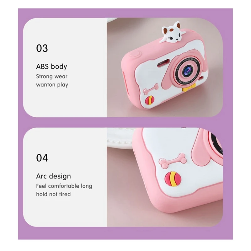 A8S HD Dual Lens 4000W Pixel 5472X4104PX Photo Resolution Without Memory Card Children's Camera,Blue Easy To Use