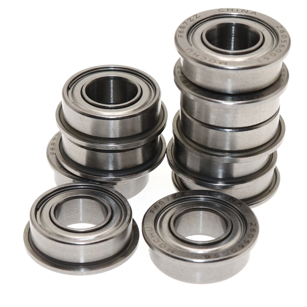 10PCS F683ZZ F684ZZ F685ZZ F686ZZ F687ZZ F688ZZ F689ZZ F6800ZZ F6801ZZ F6802ZZ F6803ZZ MOCHU Flanged Bearings
