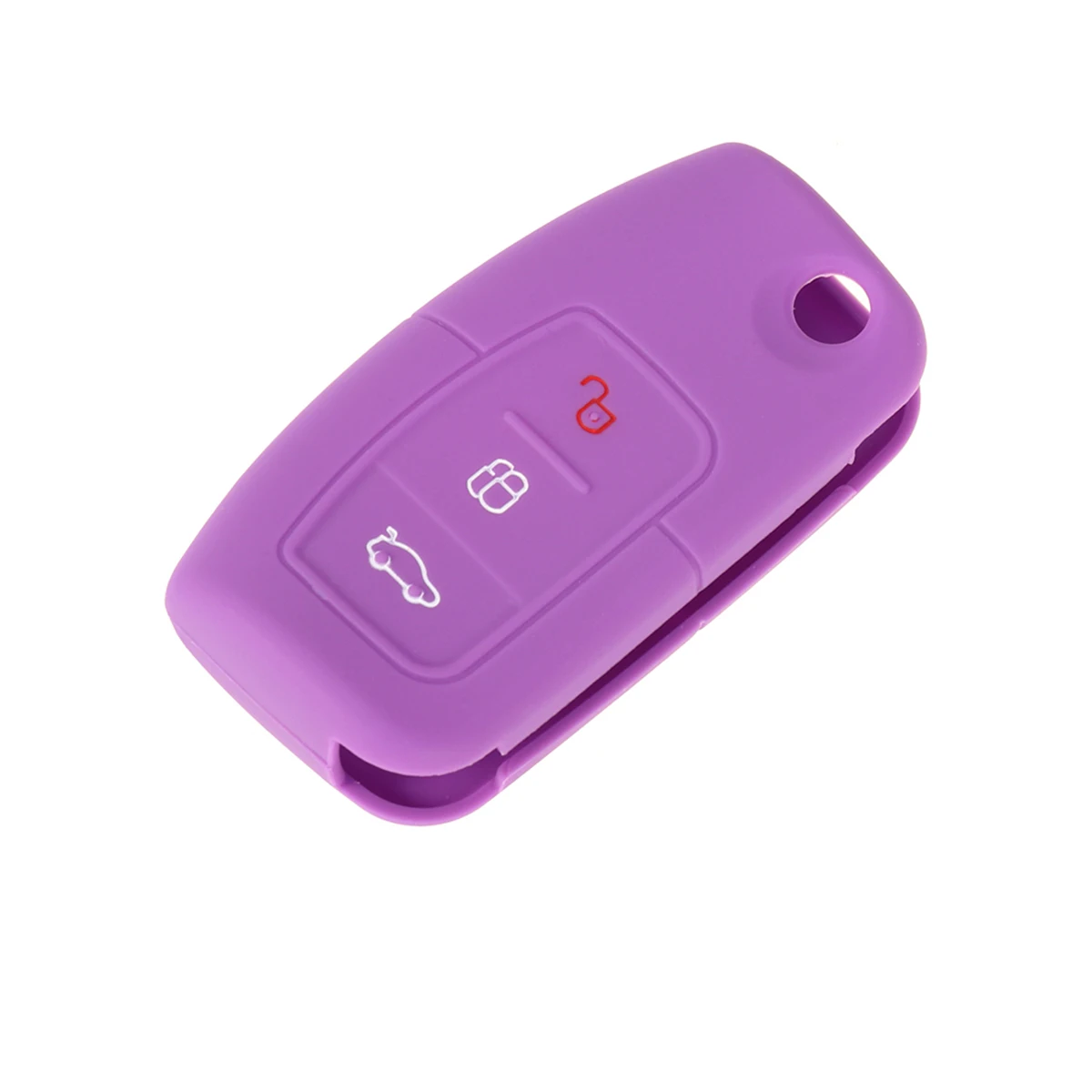 

Portable Car Case Silicone Protector Car Key Protector 3 Buttons Lightweight Anti Scratch Dust Proof Remote Shell