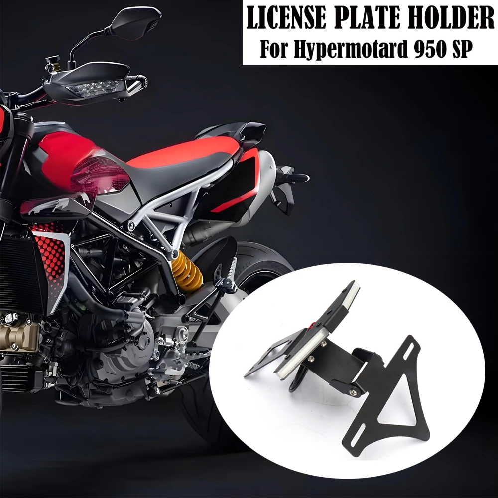 

FOR HYPERMOTARD 950 18-23 Motorcycle Modification parts license plate holder integrated with turn signal integrated Short tail