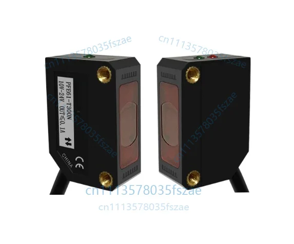 Accessories 1pcs ultra-small long-distance square photoelectric switch transmission, pfe61-t300n, pfe61-t500n, pfe61-t1000n
