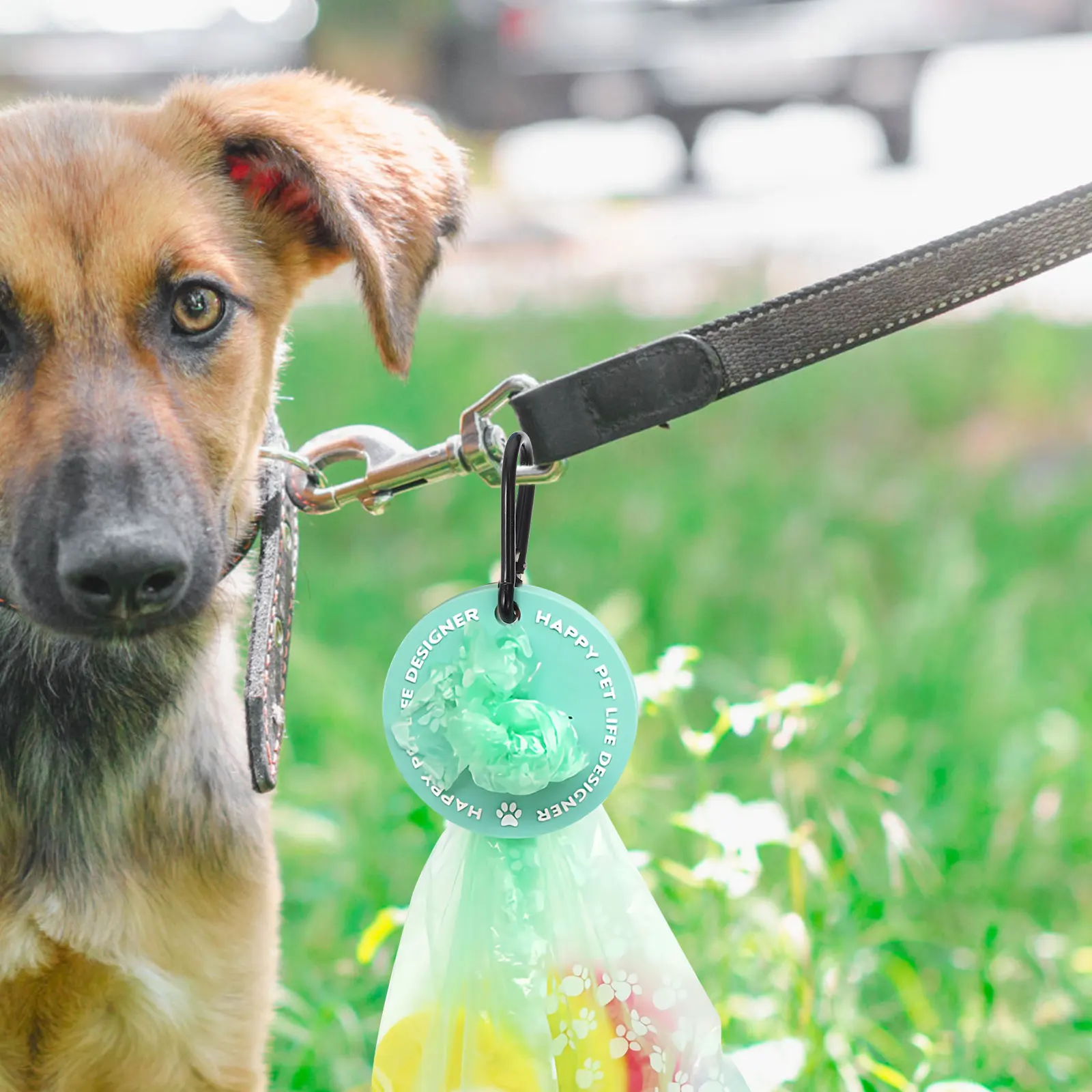 

5Pcs Trash Bag Clamps Dog Poop Portable Accessories Waste Holders PVC Large Capacity Lightweight Storage Pet Garbage Fixing
