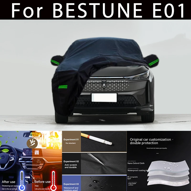 

For BESTUNE E01 Outdoor Protection Full Car Covers Snow Cover Sunshade Waterproof Dustproof Exterior Car accessories