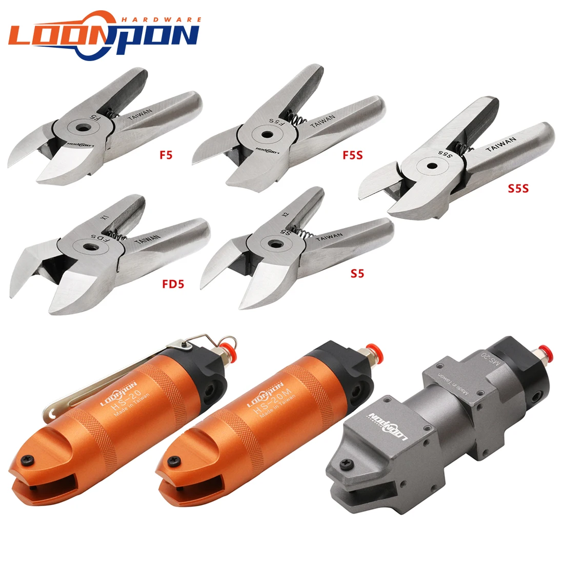 Tesoura de ar tesoura cortador cabeça nipper pneumático alicate ferramenta parte para terminal f5 f5s fd5 s5 s5S HS-20M corpo MS-20