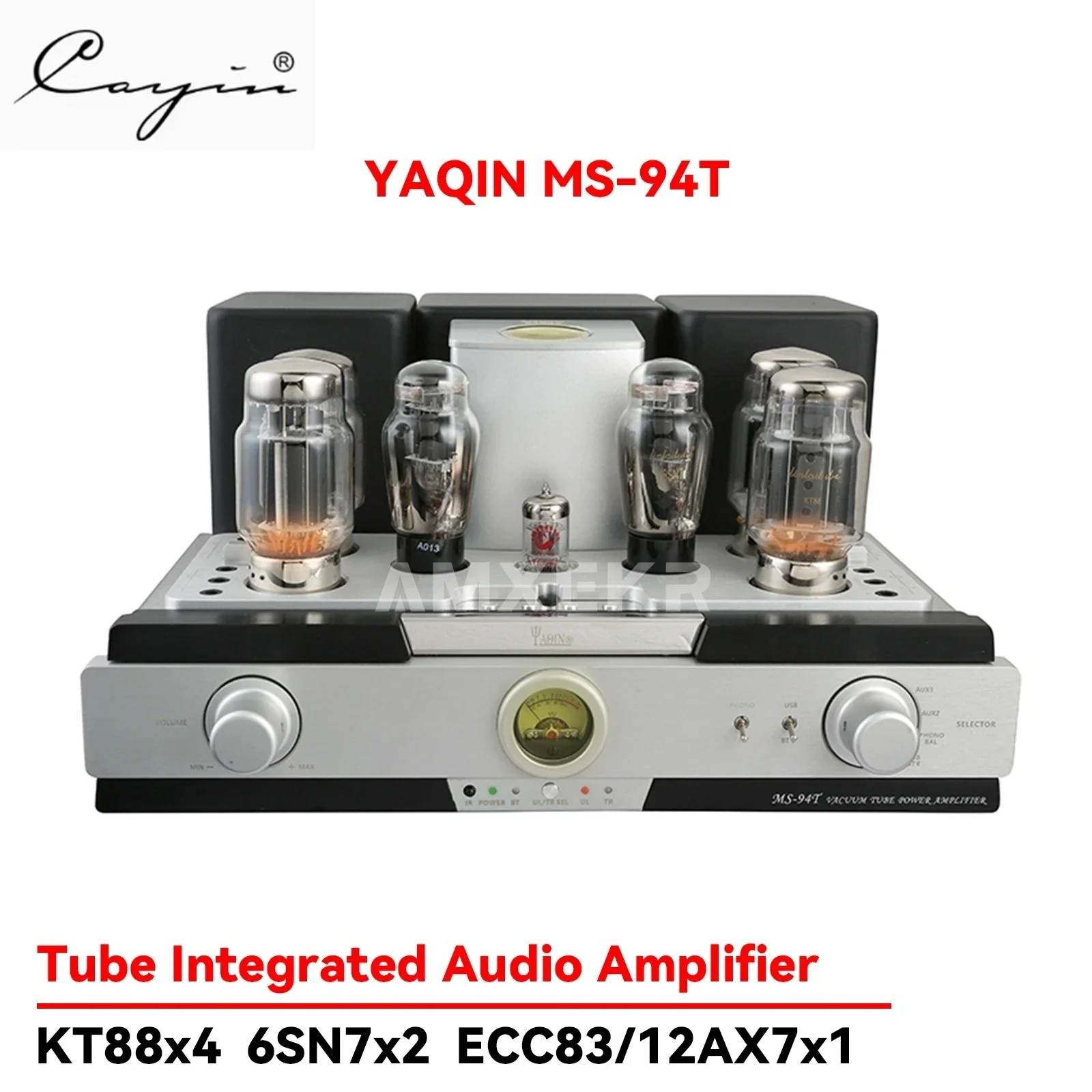 Yaqin MS-94T KT88 ламповый интегрированный аудиоусилитель Bluetooth двухтактный усилитель 50 Вт * 2 ламповый усилитель для проигрывателя виниловых пластинок Yaqin MS-94T KT88 ламповый интегрированный аудиоусилитель Bluetooth двухтактный усилитель 50 Вт * 2 ламповый усилитель для проигрывателя виниловых пластинок