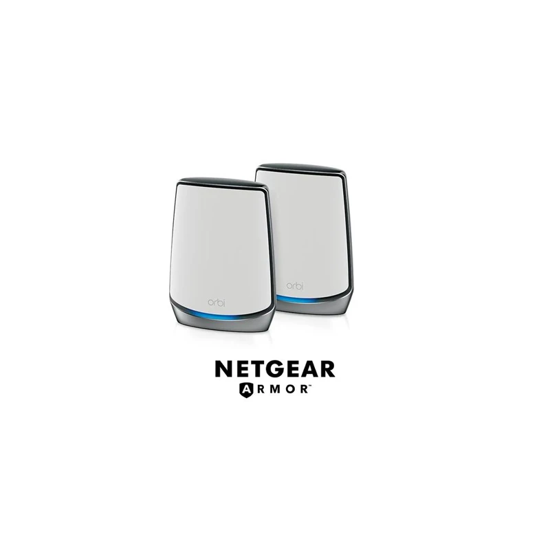 Netgaar rbk852 ax6000 malha wifi 6 sistema 1 roteador + 1 satélite orbi tri-band mesh wifi sistema 6 gbps cobre grande 5.000 pés quadrados