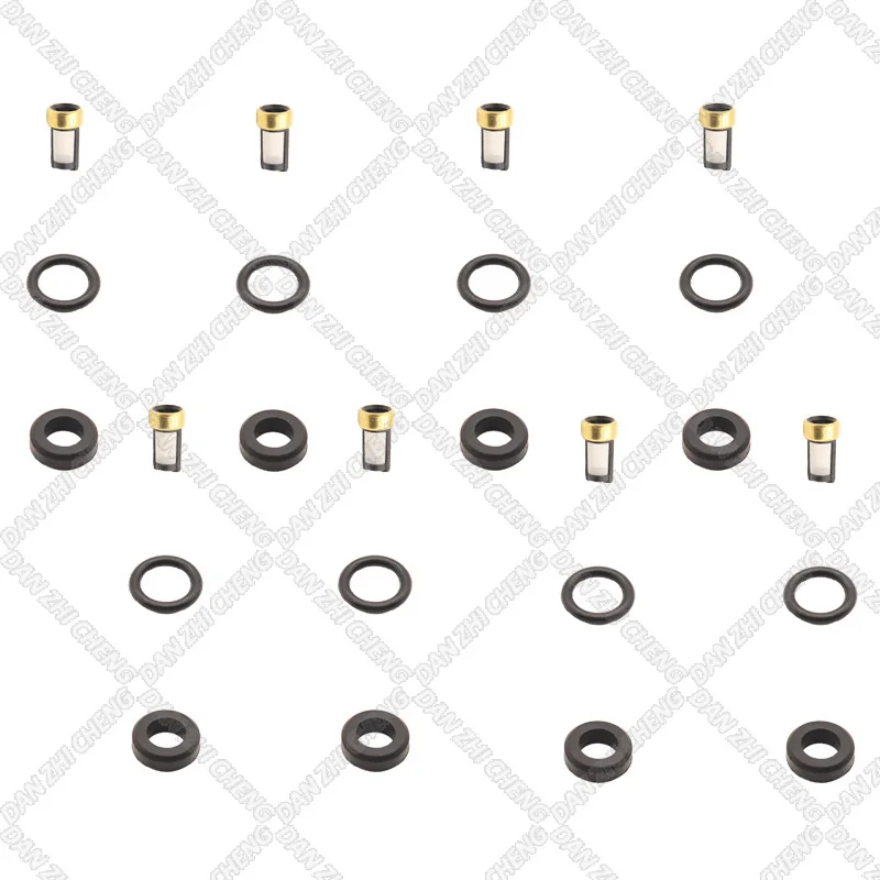 

Fuel Injector Service Repair Kit Filters Orings Seals Grommets for Toyota 7K-E Engine 23250-13030 23209-13030