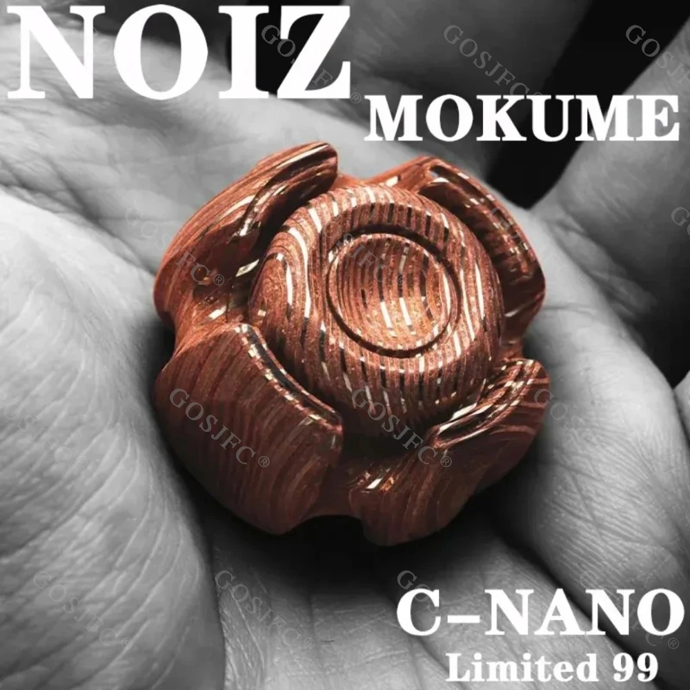 LAUTIE Noiz C-Nano Mokume Limited 99 Fidget Spinner Giocattolo antistress Giocattoli Fidget per adulti Novità Giocattolo Design originale