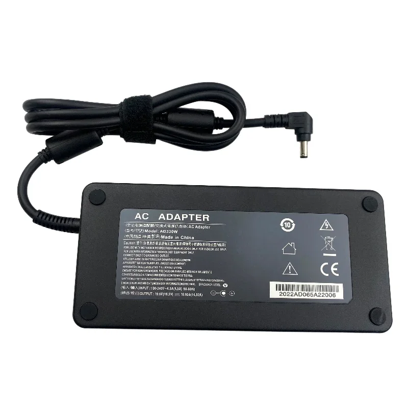 

330W 19.5V 16.92A Laptop AC Adapter Power Supply for Chicony A20-330P1A Compatible with MSI X8ti X10ti ZX9 TX9 5.5*2.5MM Charger