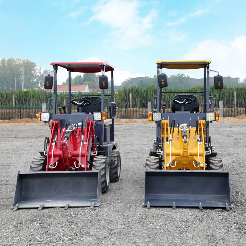 Customized Mini Electric wheel loader Small Battery Loaders 605E 600kg front end loader farm agricultural machinery Customized