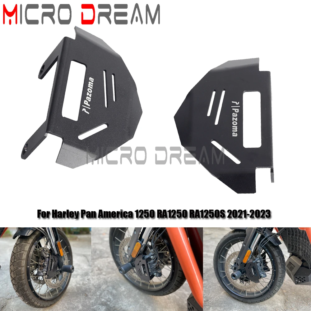 

Front Caliper Covers Front Brake Disc Guard Caliper Cover Protector For Harley Pan America 1250 Special RA1250 RA1250S 2021-2024