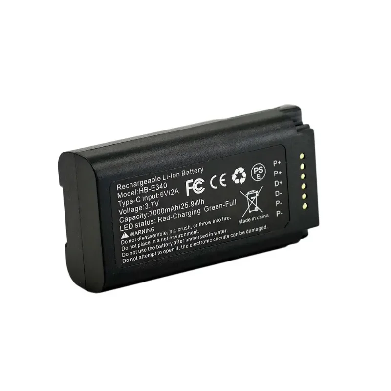 New HB-E340 for Eufy Video Doorbell E340 3.7V 7000mAh Rechargeable Lithium-ion Battery