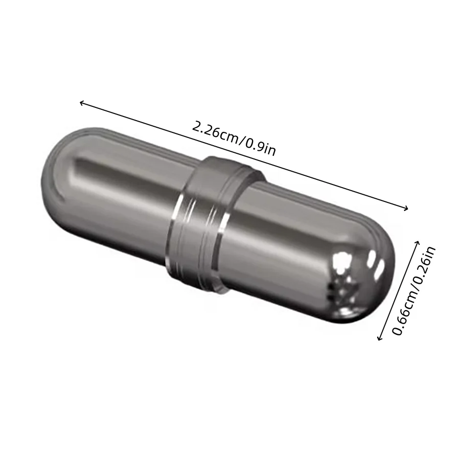 شريط تحريك مغناطيسي 316 من الفولاذ المقاوم للصدأ شريط تحريك مغناطيسي صامت ذاتي التوازن قضيب تحريك مقاومة درجات الحرارة العالية للاستخدام المنزلي