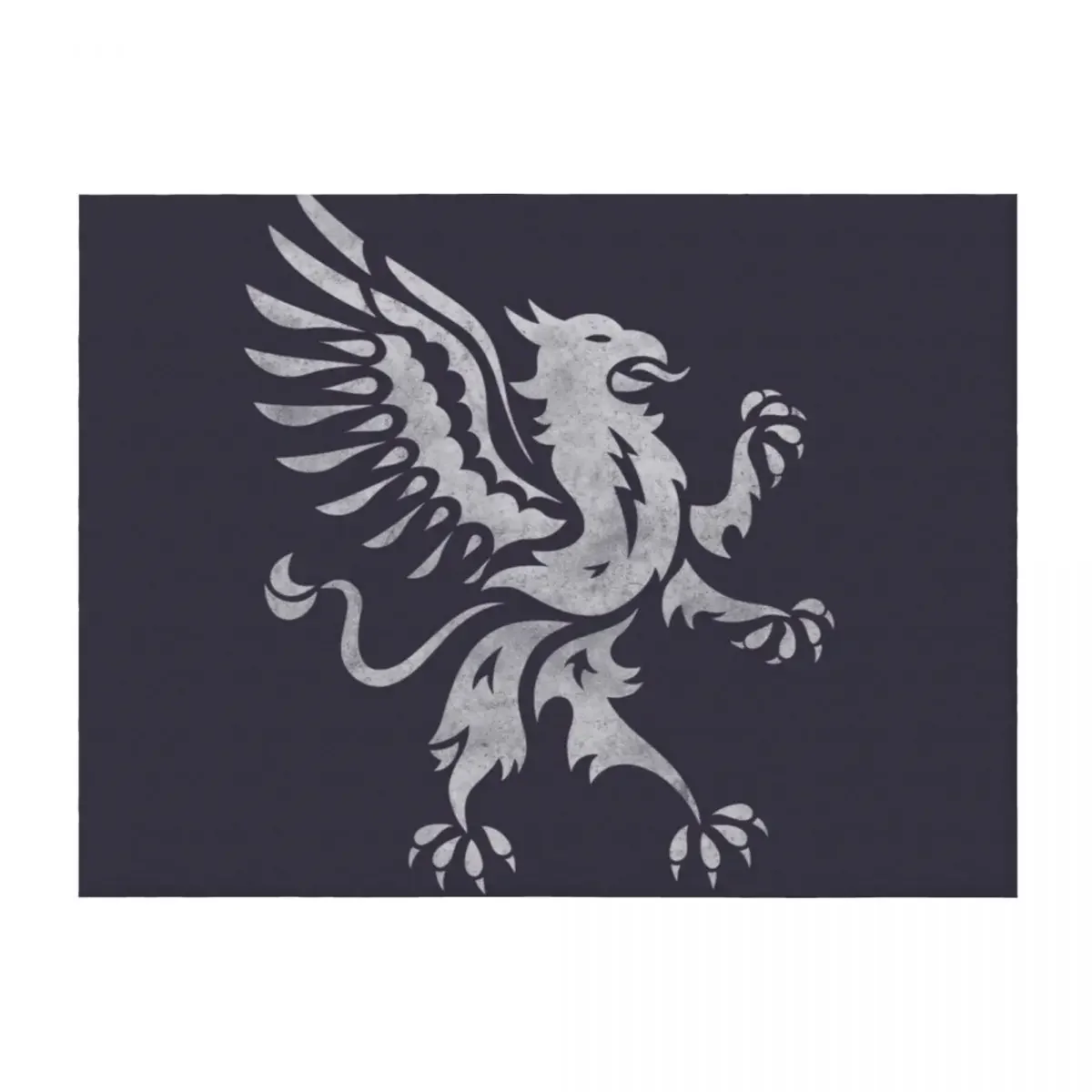 

The Griffin, a Medieval Heraldic Beast Throw Blanket Blankets For Bed Luxury Designer Moving Soft Big Blankets