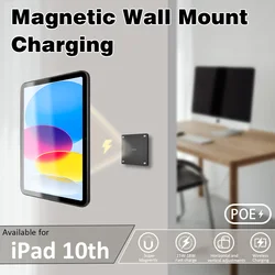 POE Wall Mount Fast Charger Tablet Magnetic Holder Support iPad 10.9 for iPad 10th Power Supply 18W Iipad stand emonita