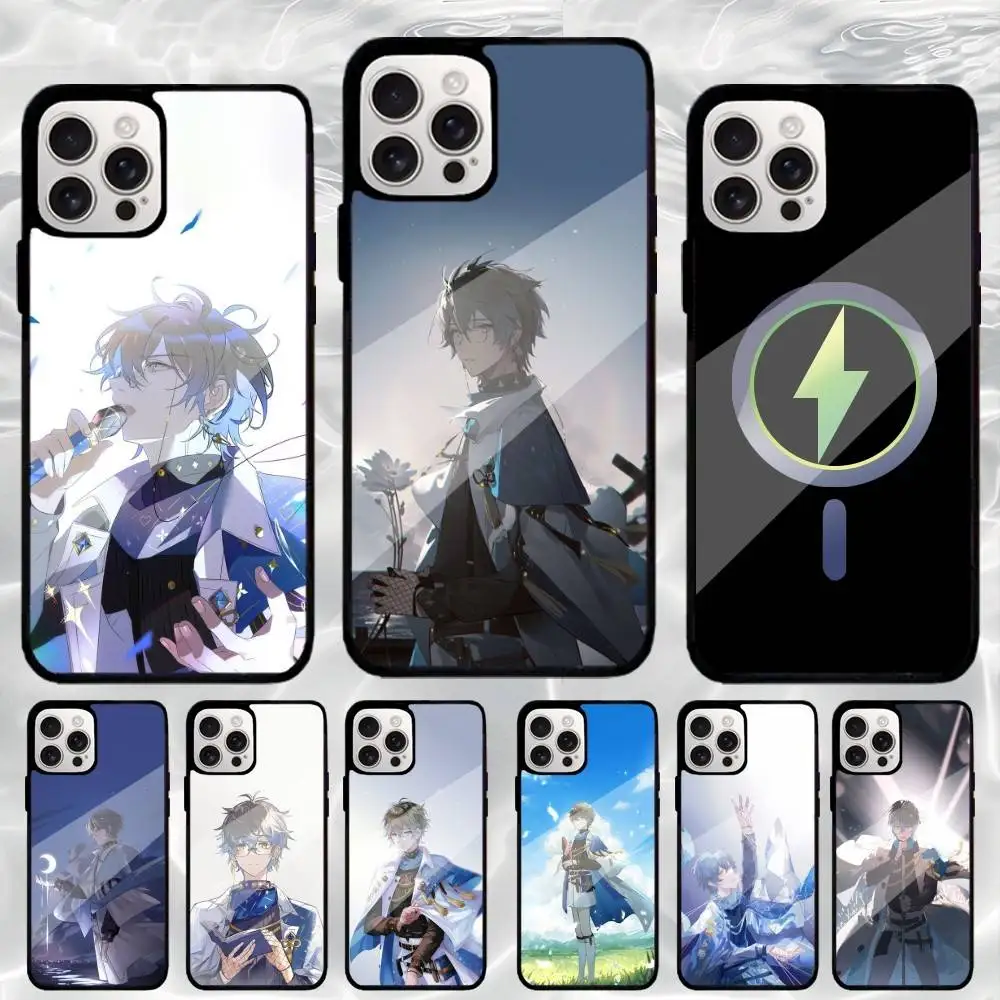 

N-NIJISANJIS Ike E-Eveland Phone Case For iPhone17,16,15,14,13,12,11 Plus,Pro Max Magnetic Magsafe Wireless Charging