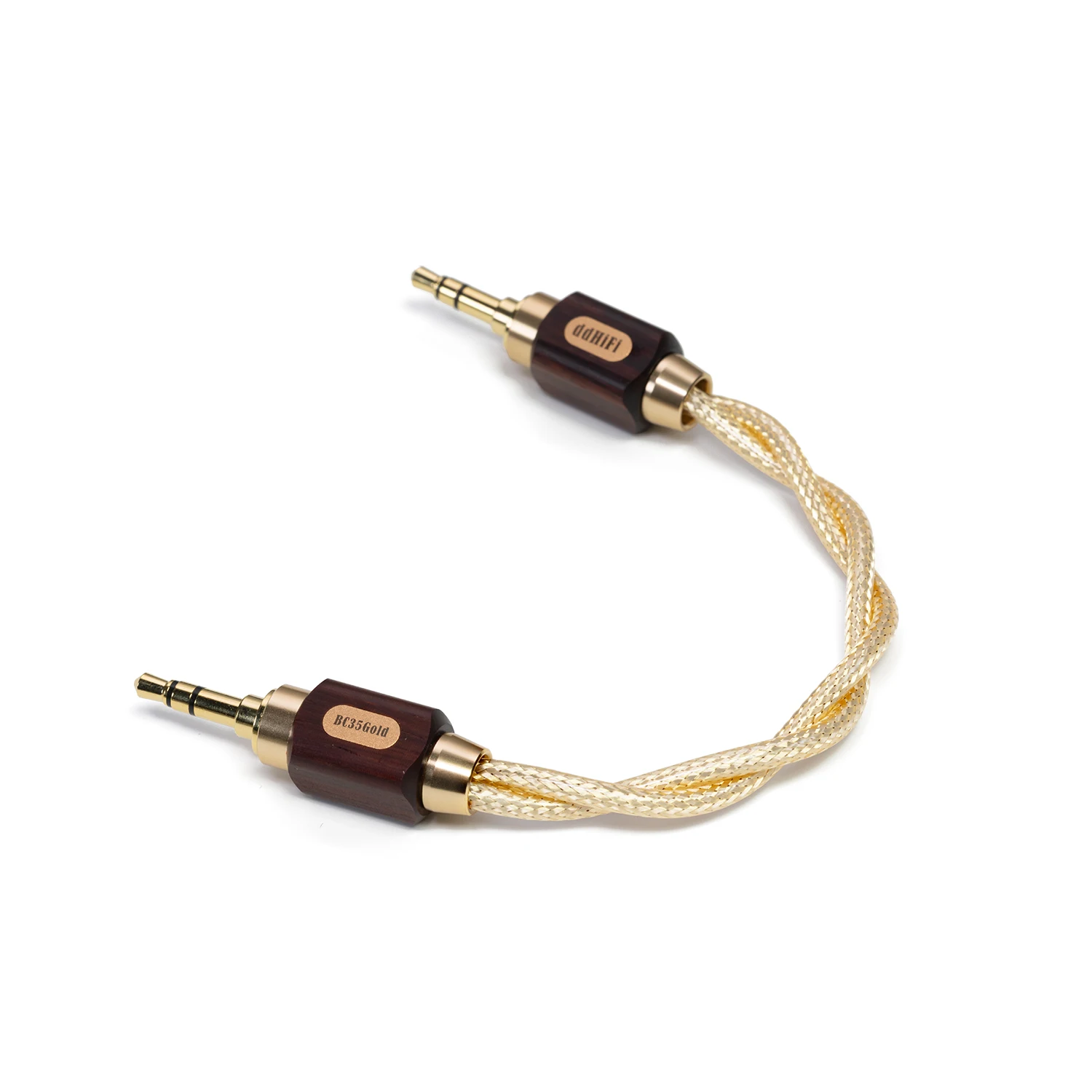 Image of Vorbestellung: DDHIFI BC35Gold 3,5mm Stereo-Audiokabel mit Symmetrischem Doppelstrang-Abschirmungsdesign