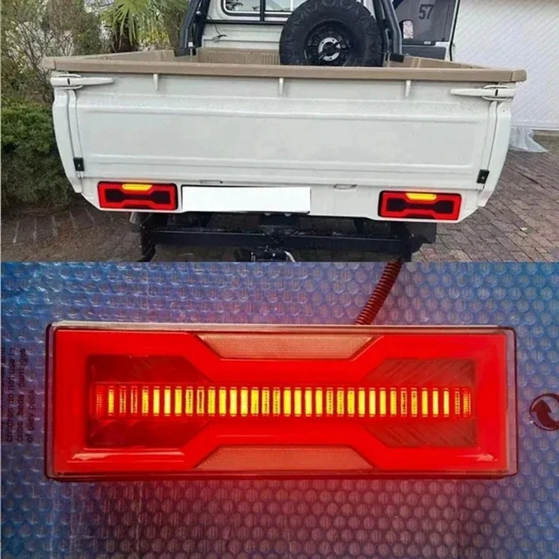 

1 Pair Car LED Rear Tail Lamp Signal Braking Light For Toyota Land Cruiser 70 79 LC79 LC75 FJ75 Pick-Up Accessories