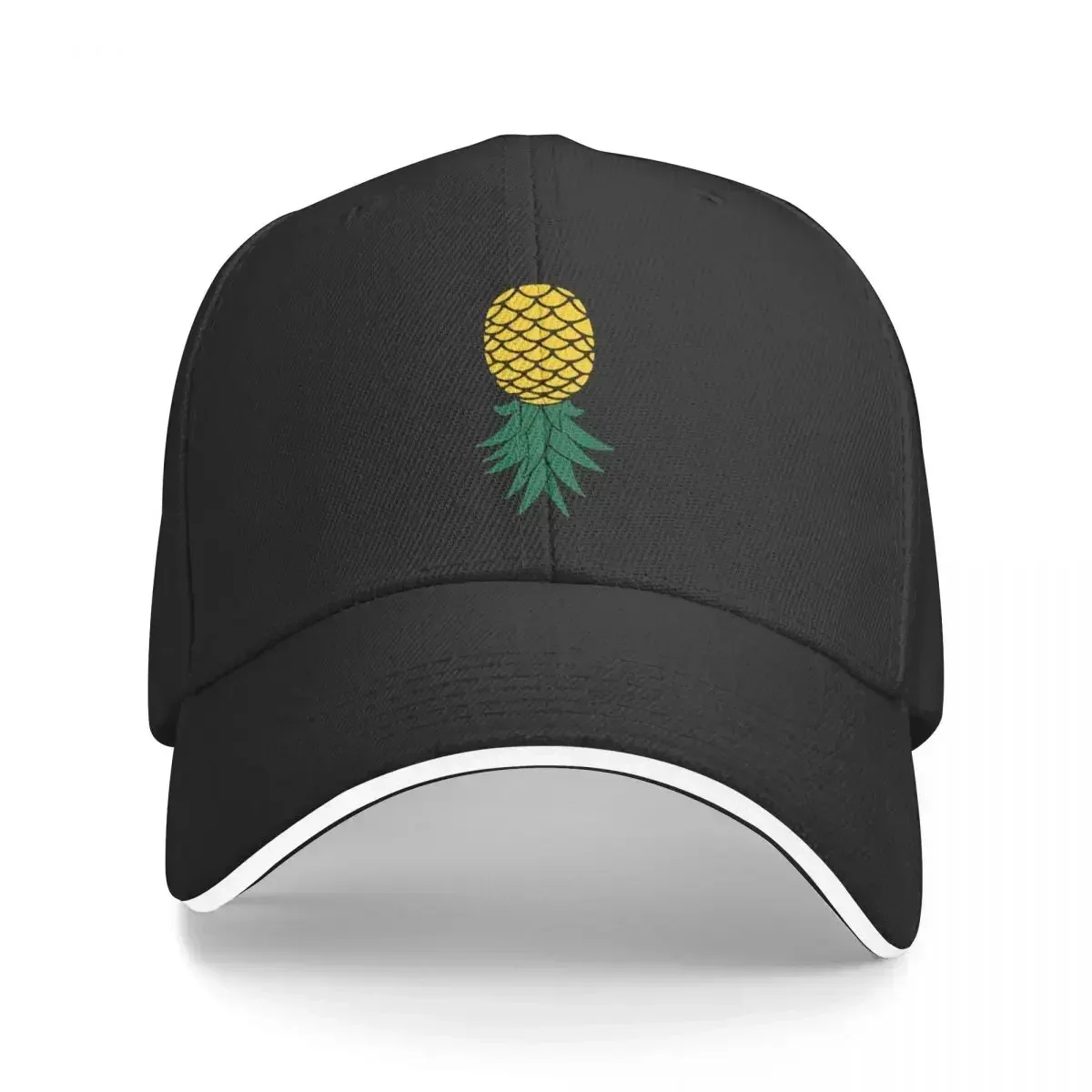 Upside Down Pineapple Shirt Baseball Cap Icon Uv Protection Solar Hat Beach sun hats Men Hats Women's