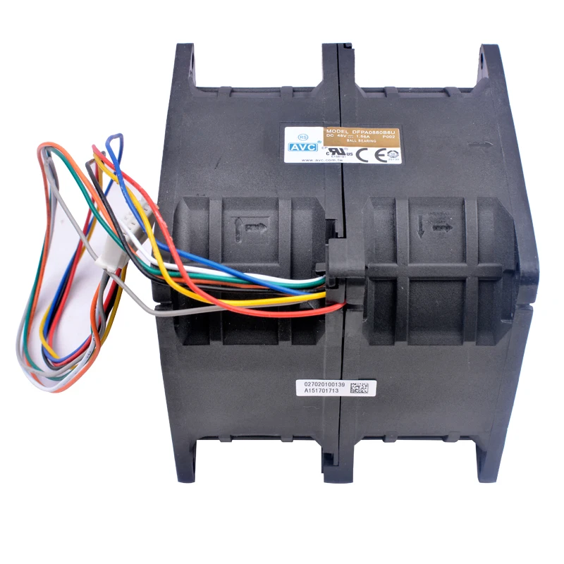 DFPA0880B8U 8080 8cm 80x80x80mm DC48V 1.56A Brand new 8 lines dual motors Suitable for cooling fans for server chassis