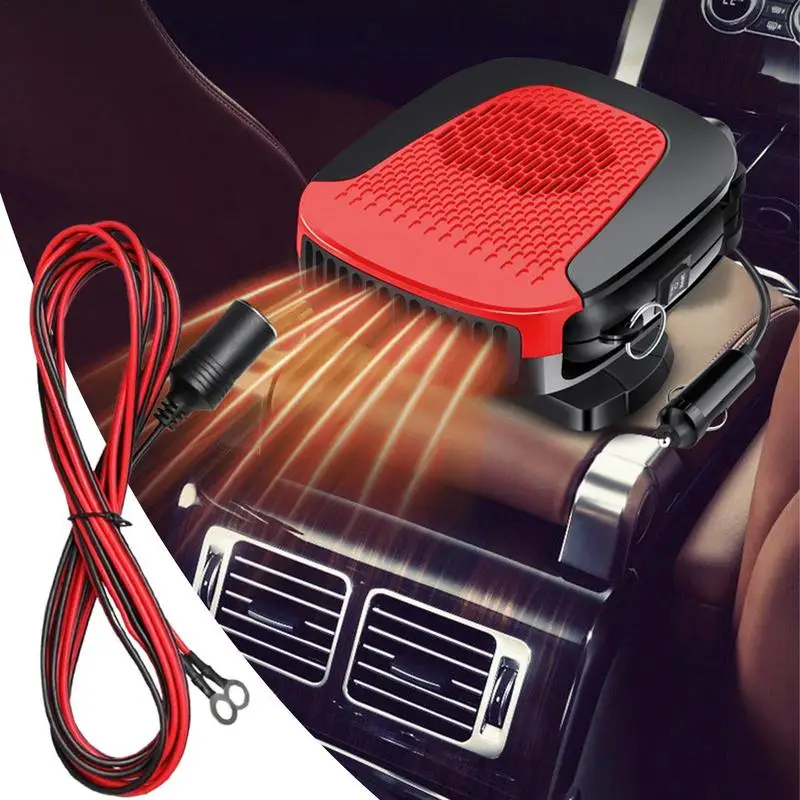 

150W Car Heater Electric Heating Fan 12V Portable Electric Dryer Windshield Defogging Demister Defroster Accessories