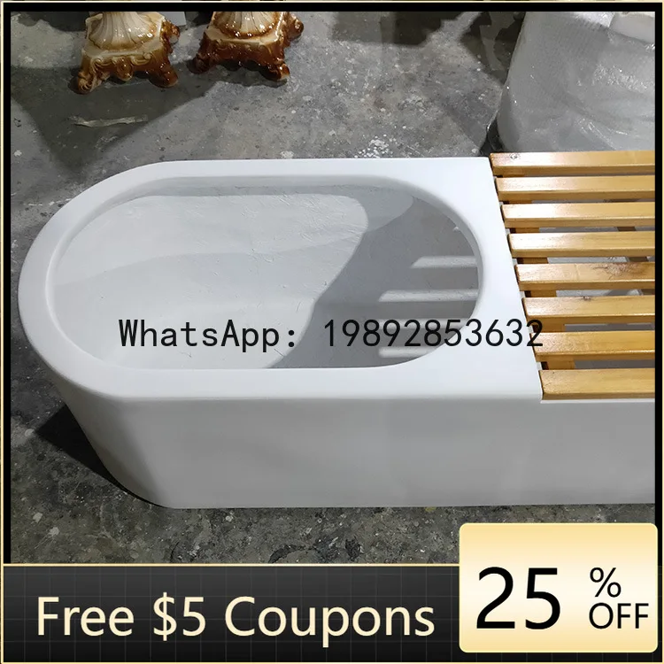 

Z5 Mall Leisure Seat Magnesium Oxide Fiberglass Creative Outdoor Garden Public Area Flower Pot Rest Wooden Board Bench