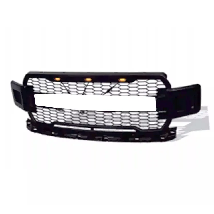 

For Ford F150 2018-2019 Accessories Front Bumper Hood Grille Offroad Auto Grill Durable ABS Material