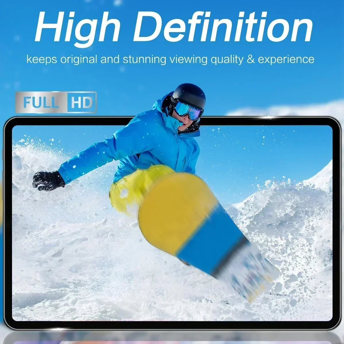 สำหรับ P40HD Teclast 10.1ฟิล์มป้องกันหน้าจอกระจกป้องกัน2022แท็บเล็ตกันชัดเจนแบบ HD บเบิ้ลฟรี