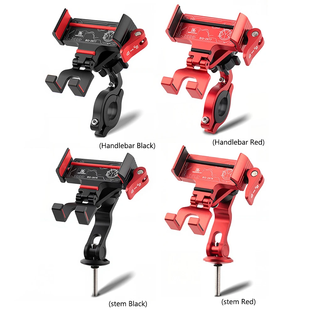 

Поворотное на 360° крепление для телефона на руль с зажимом на руль, держатель для телефона на велосипеде для скутера, квадроцикла, дорожного горного велосипеда, автомобильной навигации